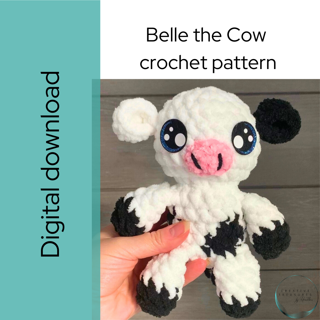 Belle the Cow printable crochet pattern