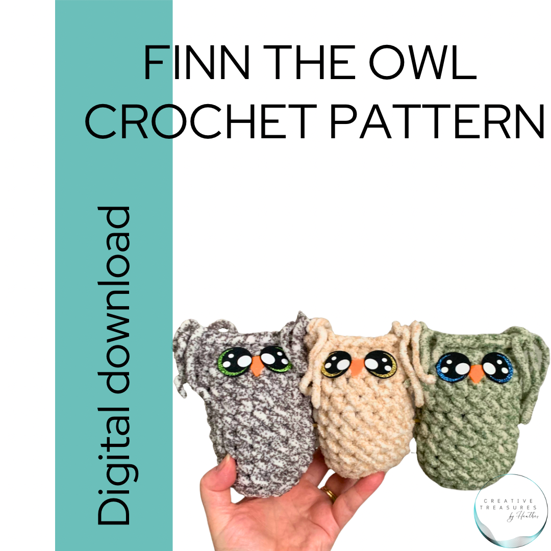 Finn the Owl printable crochet pattern
