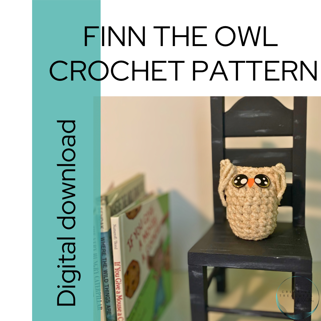 Finn the Owl printable crochet pattern