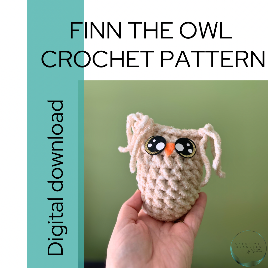 Finn the Owl printable crochet pattern