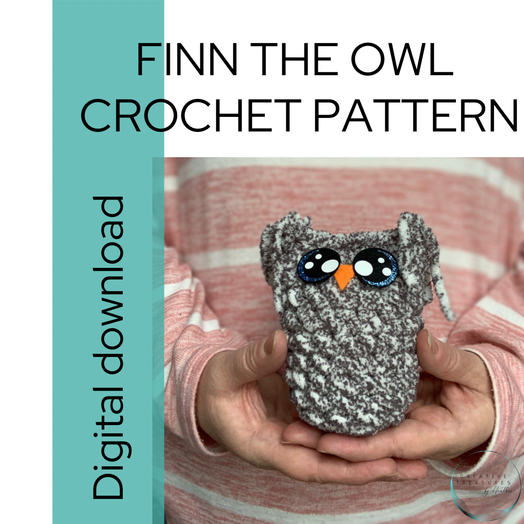 Finn the Owl printable crochet pattern