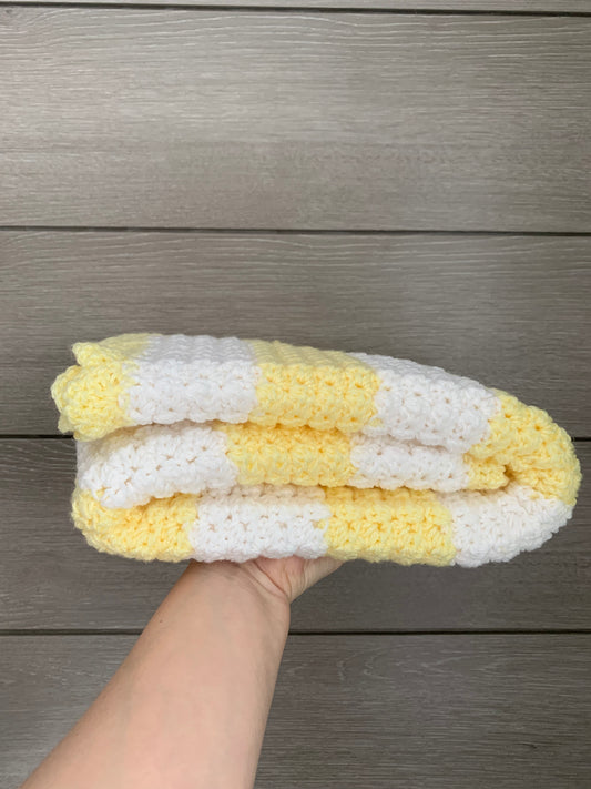 Yellow baby blanket