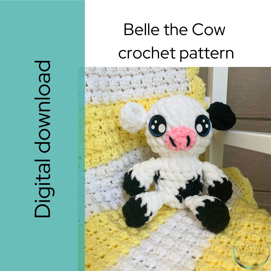 Belle the Cow printable crochet pattern