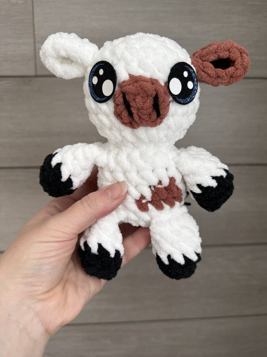 Sweet Dreams Gift Set - Pink Blanket with Brown Cow