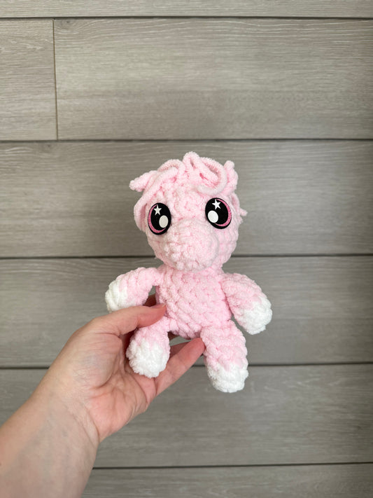 Sweet Dreams Gift Set - Pink Blanket with Pink Horse