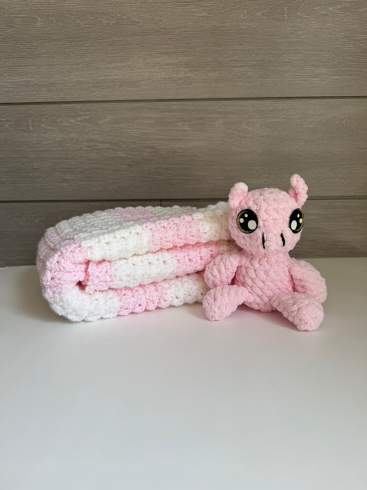 Sweet Dreams Gift Set - Pink Blanket with Pink Pig