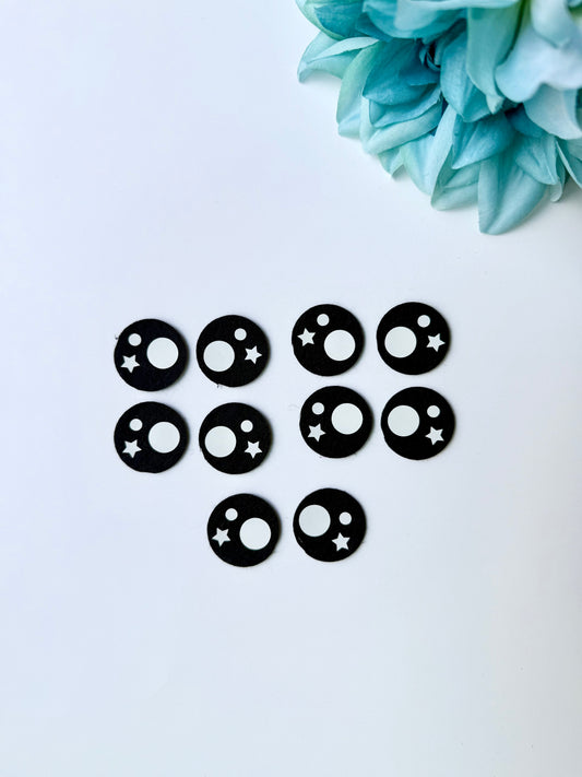 25 mm/1 inch - Basic Felt Eyes (5 pack)