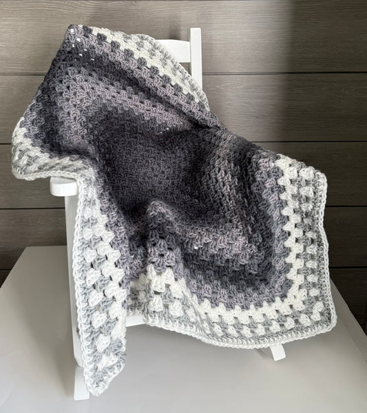 Granny Square Baby Blanket, Baby Blanket, Crib Blanket, Small Blanket, Car seat Blanket, Stroller Blanket, Blanket, Blanket Gift, Receiving Blanket, Swaddle Blanket, Lap Blanket