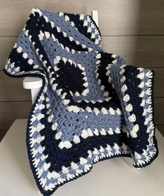 Granny Square Baby Blanket, Baby Blanket, Crib Blanket, Small Blanket, Car seat Blanket, Stroller Blanket, Blanket, Blanket Gift, Receiving Blanket, Swaddle Blanket
