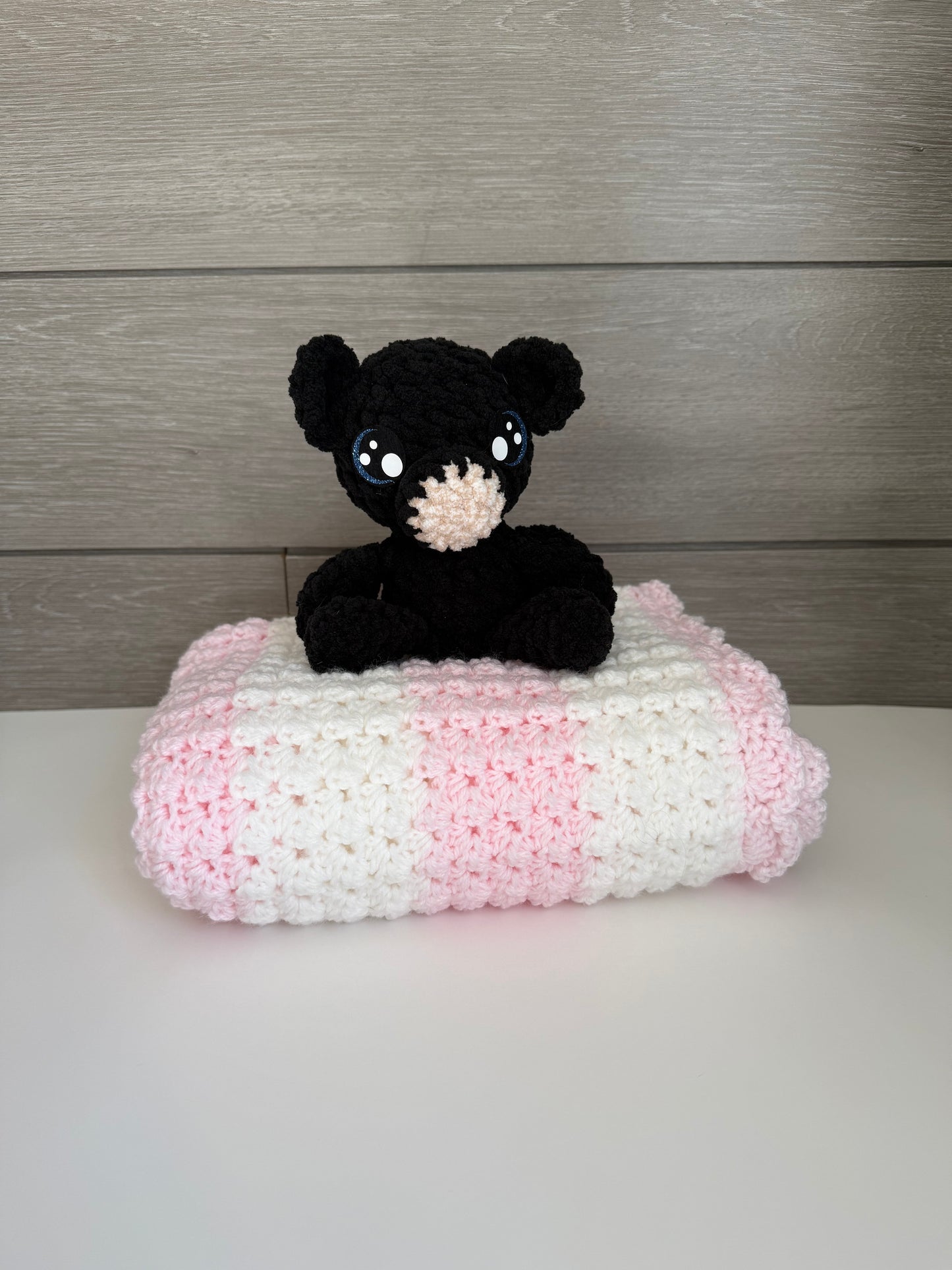 Sweet Dreams Gift Set - Pink Blanket with Bear