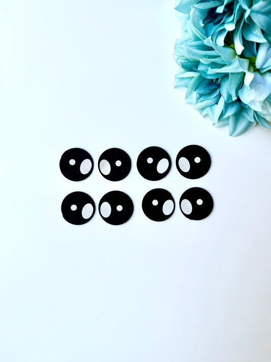 38 mm/1.5 inch - Basic Felt Eyes (4 pack)