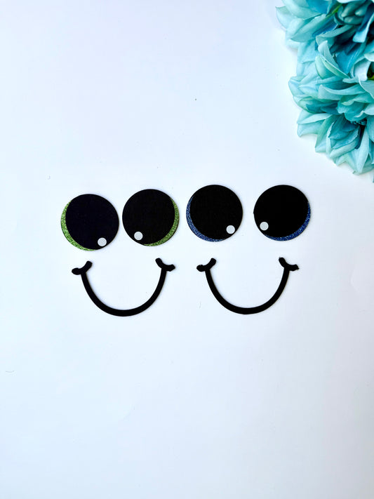 50 mm/2 inch - Basic Felt Eyes/Mouths (2 pack)