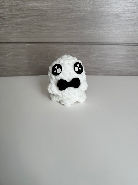Echo the Ghost with bow tie