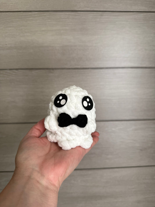 Echo the Ghost with bow tie